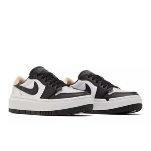 Nike Air Jordan 1 Elevate Low Platform Sneakers Metallic Silver DQ8561 001 US 12